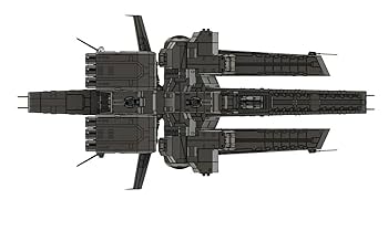 巨大宇宙船アルファード シマック セル画 Amazon.co.jp: 11700 ネェルアーガマ 3Dプリント 未組立 宇宙船